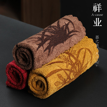 Xiangye tea set accessories Tea towel Towel cloth thickened velvet tea cloth Absorbent dry tea table Tea towel raising pot towel Zen