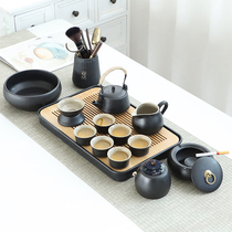 Xiangye Kung Fu tea set set household small set Tea Cup high-end light luxury living room office meeting guest tea tray