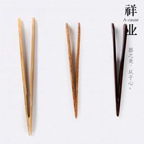 Xiangye tea set accessories bamboo carbonized tea clip Cup clip kung fu tea set spare parts tea ceremony six gentlemen tea chopsticks