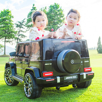 Mercedes-Benz Big g childrens electric car four-wheel four-wheel drive car remote control Net red car baby toy car can seat two people