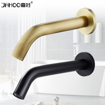 Jiahao in-wall intelligent induction faucet Antique wall outlet automatic infrared hot and cold hand washing device