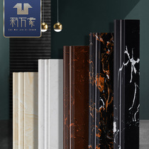 Living room Nordic artificial marble tile stone skirting line stone floor simple sideline line