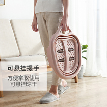 Foldable foot soak bucket Portable foot bath Massage foot bath Non-electric heating household constant temperature foot therapy artifact