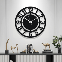 Wall clock living room silent home Nordic simple personality fashion creative digital clock swing clock decoration big clock