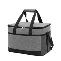 Qidi lunch box bag insulated aluminum foil thickened portable lunch bag large capacity tote bag with rice thick