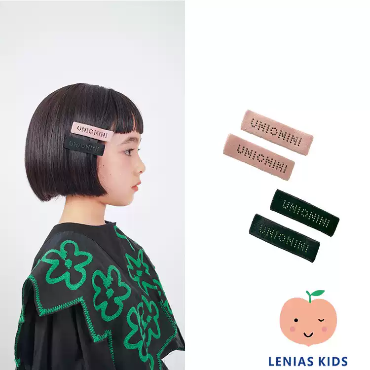Lenias LN家日本unionini 23AW秋冬女童 字母一字夹发夹
