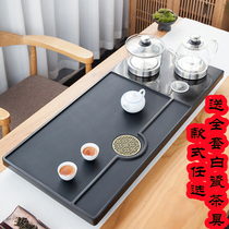 Wujin Stone tea tray set fully automatic integrated with induction cooker kettle Stone tea tray tea table simple business