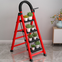 Storage Crown Thickening telescopic ladder ladder Home Folding 2 1 5 m Herringbone Engineering Ladder Rack Triangle Escalator Staircase