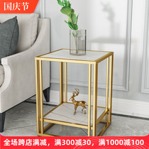 Rock plate small coffee table simple small apartment creative side modern corner number bedside table table Nordic living room sofa side cabinet