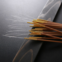 Ear picking tools Horsetail brush ear digging tools Wooden handle bifurcated horsetail sweep ears Ear digging spoon Scratch ears Single root