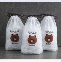 200 pieces of food grade disposable fresh-keeping bag cover household leftovers Refrigerator Bowl lid sealed loose cling film cover