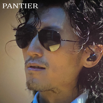 The Anger retrial The same Pilot Frog Mirror Tide Sunglasses Men Drive Special Sunglasses Discoloration Myopia glasses