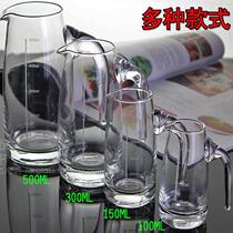 Thickened small tie pot Transparent glass Carla pot White wine jug Red wine jug Foreign wine jug