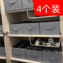 4 storage boxes cloth art coverless shorts storage box Drawer Wardrobe clothes storage box