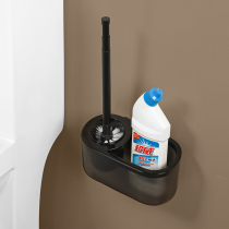 Toilet toilet brush light luxury wind household no dead corner wall wall washing toilet brush set rack cleaning artifact