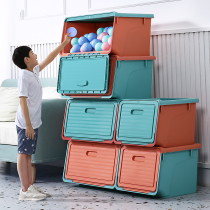 Childrens toy storage box front open flap large capacity living room snack drawer finishing box storage box storage box