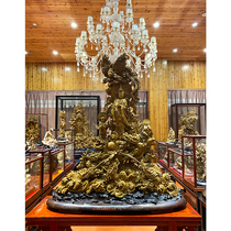 Wood carving Guanyin Bodhisattva Buddha statue Root carving Guan Gong Agarwood ornaments crafts