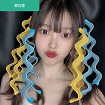 Curly hair artifact lazy people do not hurt hair sleep available curling iron female automatic roll plastic sleep short hair fluffy wave