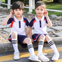Primary and secondary school uniforms sports suits cotton childrens class uniforms kindergarten uniforms summer uniforms for men and women team uniforms summer