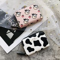 2021 new card bag ladies exquisite high-end small and large capacity multi card bit ins Wind cute certificate small wallet