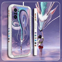 Xiaomi red rice k40 mobile phone case Red Rice k40pro soft silicone red rice k40 game enhanced version anti-fall Red Rice k40pro side oil painting Thousand and One Tide brand redmi lens