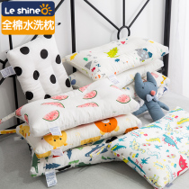 Children Pillow All-cotton Nursery Small Pillow Baby Baby Child Pillow Core Low Pillow Neck Pillow Cartoon Special