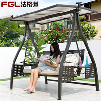 Fagley outdoor swing home courtyard swing chair hanging chair hanging basket leisure balcony swing chair double