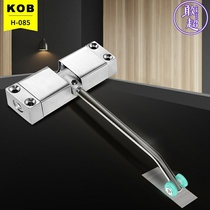 Door closer automatic hydraulic buffer household non-perforated fire door closer sliding door hinge aluminum alloy