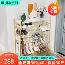 Nordic light luxury net red ins shoe rack good-looking simple indoor household door storage artifact economical shelf