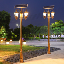 Shuangxin solar street lamp garden light automatically bright 3 meters 4 meters Residential high pole lamp outdoor waterproof landscape lamp