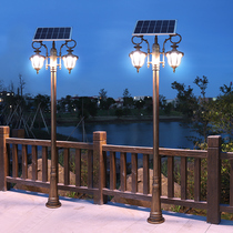 European garden lights solar led Villa Road auxiliary road high pole lighting Community Home outdoor landscape street lights