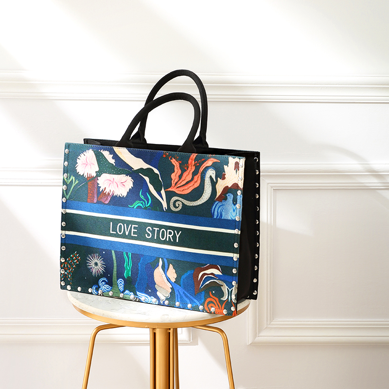 Paiziins Super Canvas Printed Bag Girl 2019 New Single Shoulder Handbag Chic Large Capacity Todd Bag