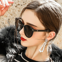 Sunglasses Female Korean version of the tide 2021 new street shot anti-UV glasses small face black ins tide net red sunglasses