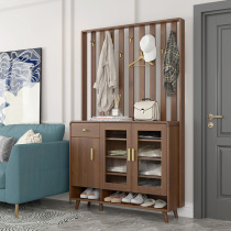  Shoe cabinet hanger one-piece floor-to-ceiling household door partition cabinet Household living room foyer cabinet entrance coat cabinet combination