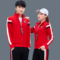 361 Couple Leisure Sports Suit Male Jordan Nuo Three-Piece Team Suit New Running Wear Female in Spring and Autumn