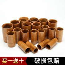 Carbonized bamboo tube bamboo pot cupping beauty salon Chinese Medicine special jar household set boiled bamboo moisture absorption and dampness