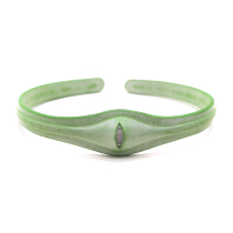 Alleyes Choker | Leather handmade neckrings | Bracelet | Green