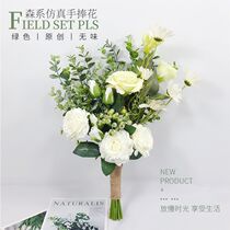 New wedding photo studio photo photography props location tour Photo Wedding bride holding Mori simulation flower