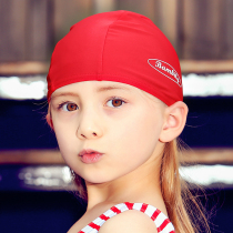 Baby baby children sunscreen ear protection swimming cap Girls girls boys fabric is not waterproof and does not strangle long hair