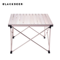 Black deer outdoor portable folding table camping egg roll table home self driving tour aluminum alloy barbecue picnic table