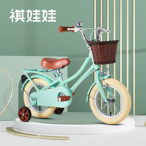 stitch Qi doll childrens bicycle Bicycle Girl Girl Toy 3 years old 4 years old retro stroller INS Wind