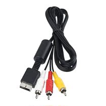 PS2 PS3 RGB AV pure copper wire HD line three-row line 1 8 m