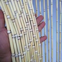 Door curtain new hanging curtain bead curtain feng shui curtain toilet finished curtain porch hole-free bedroom pure bamboo garden