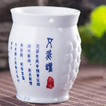 Moxibustion pot ceramic moxibustion scraping Cup moxibustion Cup Warm moxibustion pot moxibustion pot moxibustion smoked moxa stick device hanging moxibustion instrument magic moxibustion pot