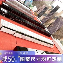Bright Light TV Cabinet Extremely Brief Terrace Living Room Minimalist Floor Cabinet Light Extravagant Flame Atomization Fireplace Ground Cabinet Customizable Cabinet