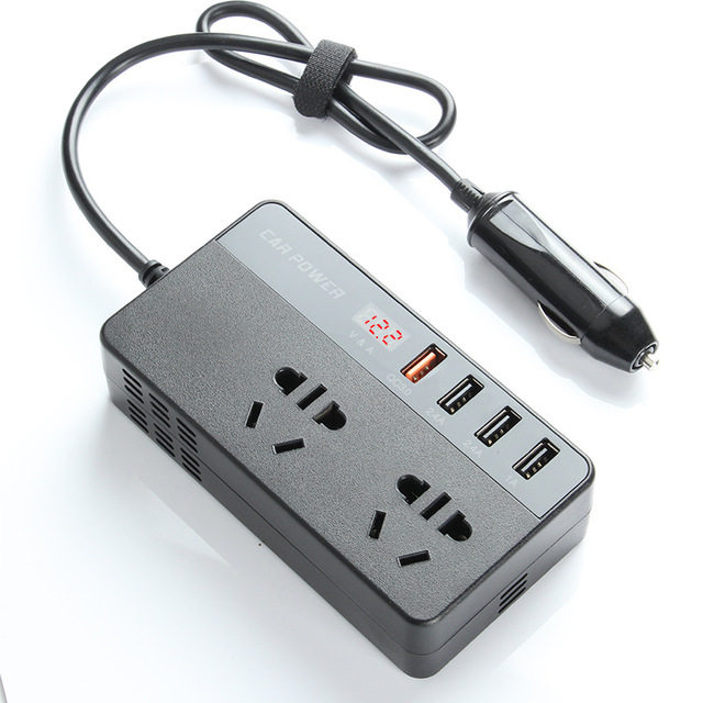 On-board inverse 12V24 variable 220-volt small charger multi-function power converter automotive socket fast charge