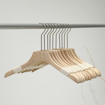 Log baling rope Womens clothes hanger Clothing store special solid wood non-slip clothes hanging around the rope Household cool clothes support cotton rope customization