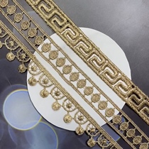 Bronze Golden retro small lace lace lace belt headwear hair accessories handmade decorative trim accessories diy accessories