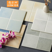 Mediterranean colorful brick American pastoral tile kitchen bathroom balcony wall tile non-slip antique brick 300