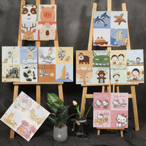 Cartoon Tile 300x300 Blue Ocean Kindergarten Animal Children Flower Tiles Toilet Bathroom Floor Tiles Wall Tiles